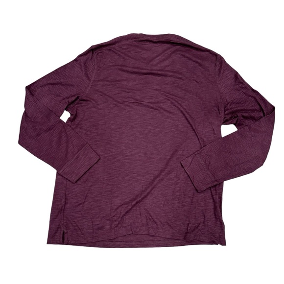 Men's Apt. 9 XXL 2XL 50 - 52 Shirt Top Henley Jersey Long Sleeve Burgundy NWOT - Picture 4 of 8